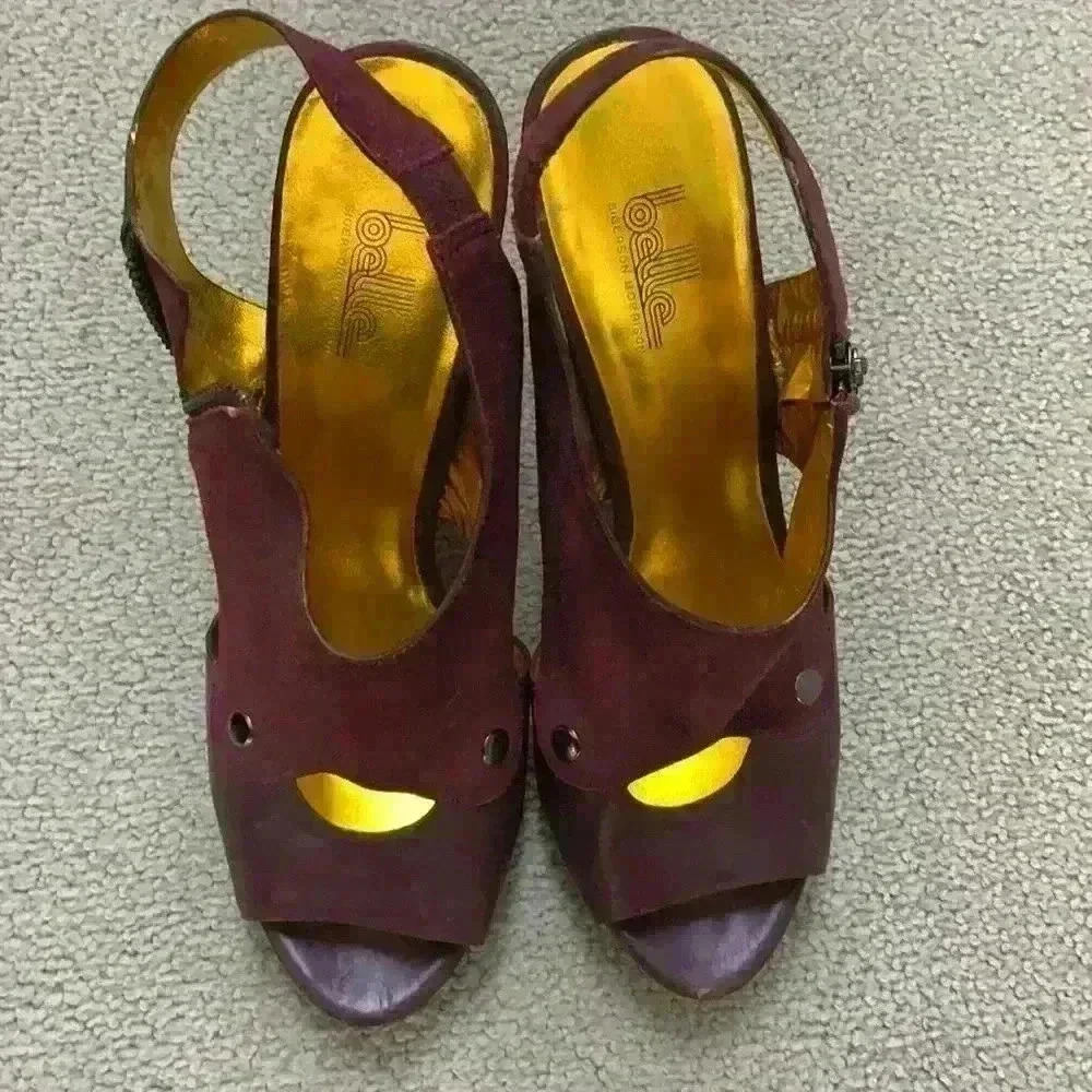 Belle by Sigerson Morrison Burgundy sandals